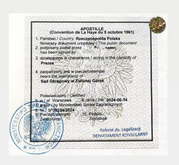Перевод апостиля